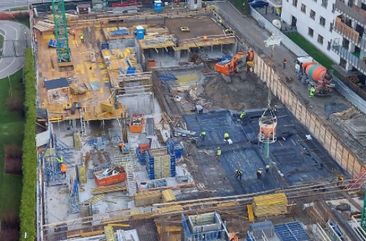 Osiedle Latte - postęp prac