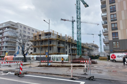 Osiedle Latte - postęp prac