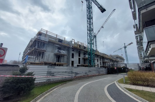 Osiedle Latte - postęp prac