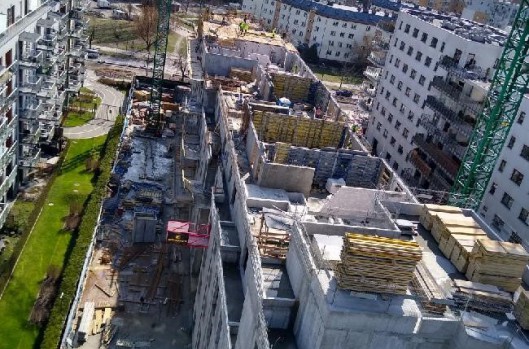 Osiedle Latte - postęp prac