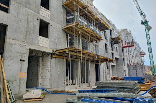 Osiedle Latte - postęp prac