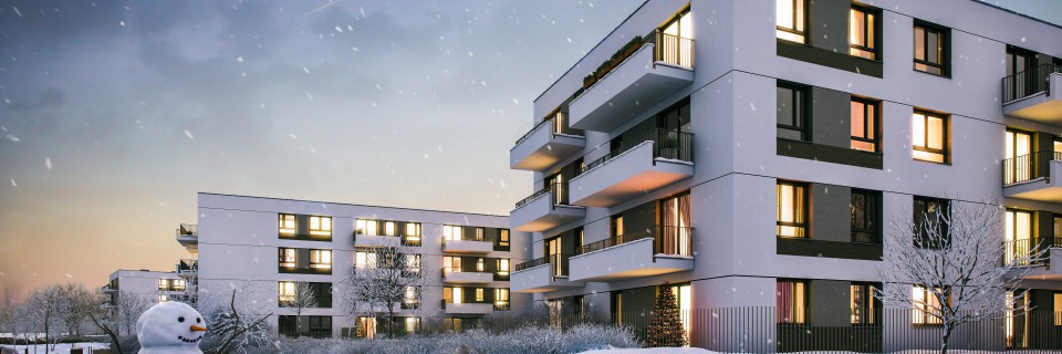 Osiedle Idea Omega - zima